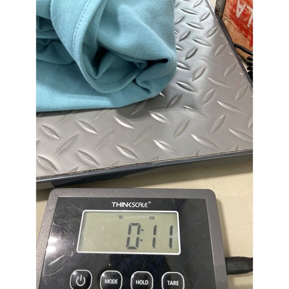 J Jill Ponte Tie Waist 3/4 Sleeve Top Womens Small Teal Blue Viscose Blend Chic - Picture 10 of 10